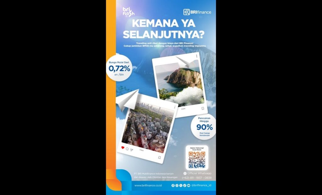 Cash funds ahead of the weekend, BRI Finance is the solution