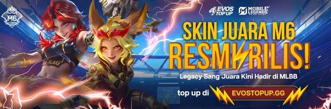 Beatrix & Joy Champion M6 Officially Present at Mobile Legends: Bang Bang – Can now be obtained via EVOS Top Up