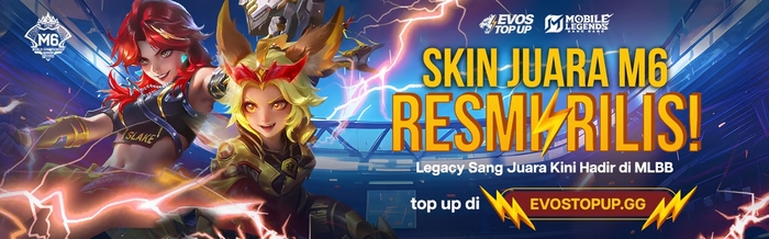 Beatrix & Joy Champion M6 Officially Present at Mobile Legends: Bang Bang – Can now be obtained via EVOS Top Up