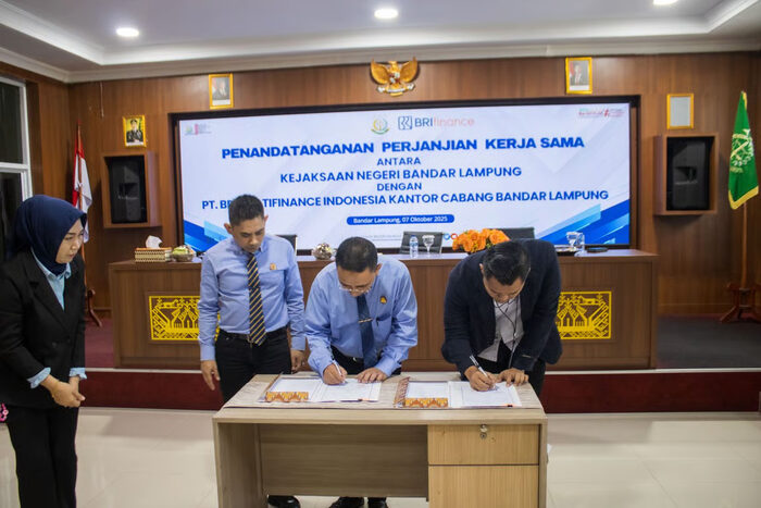 BRI Finance and the Bandar Lampung District Attorney’s Office Strengthen Synergy through Signing of Legal Cooperation