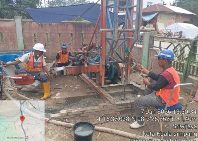The Ministry of Public Works has distributed clean water again through drilled wells, restoring the lives and worship of Aceh Tamiang residents after the disaster