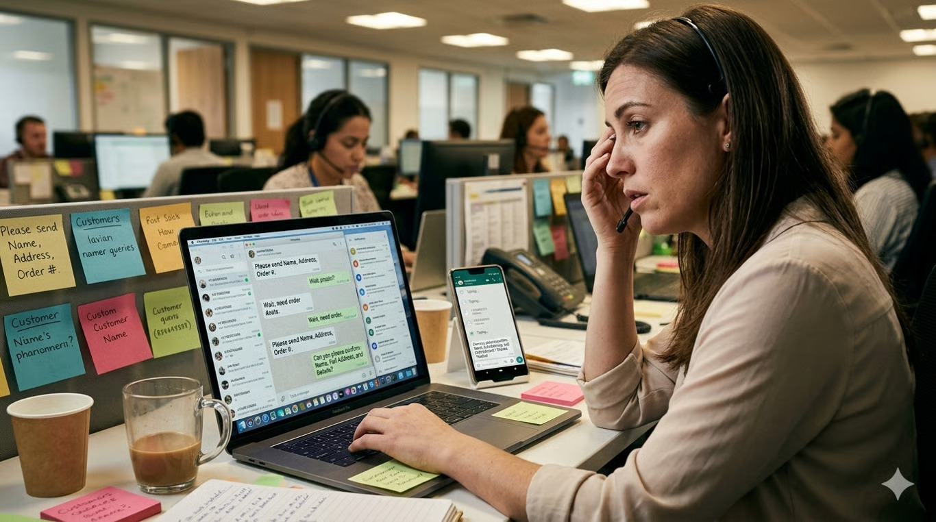 Still asking customers to copy paste data in chat? WA Form Barantum is the solution