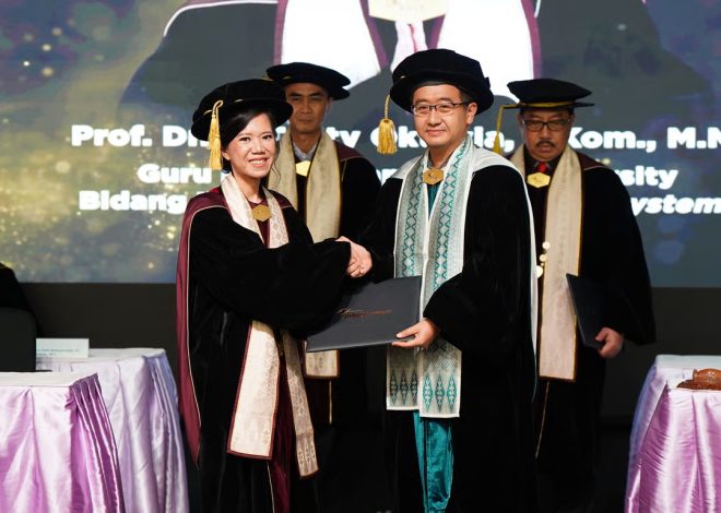 When AI Can’t Stand Alone: ​​BINUS Inaugurates Prof. Tanty Oktavia, Highlights the Importance of Human–AI Collaboration