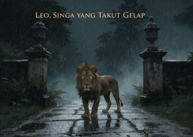 Leo, the Little Lion Who Was Afraid of the Dark, Fairy Tales for Children